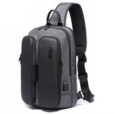 BANGE Fashion Casual Shoulder Bag Outdoor USB Chest Bag